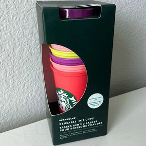 NIB Starbucks Color Changing Reusable Hot Cups
